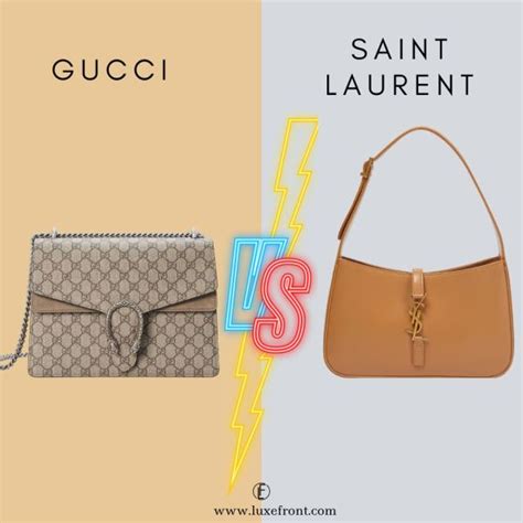 is ysl or gucci better|ysl bag vs gucci.